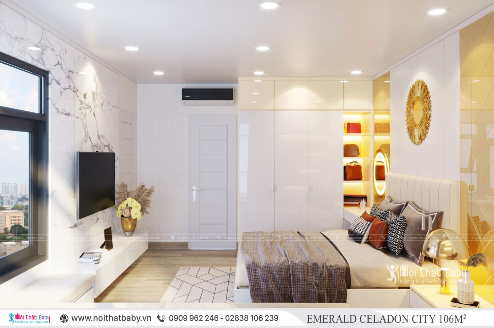 Tổng hợp các mẫu thiết kế nội thất Chung cư Emerald Celadon City